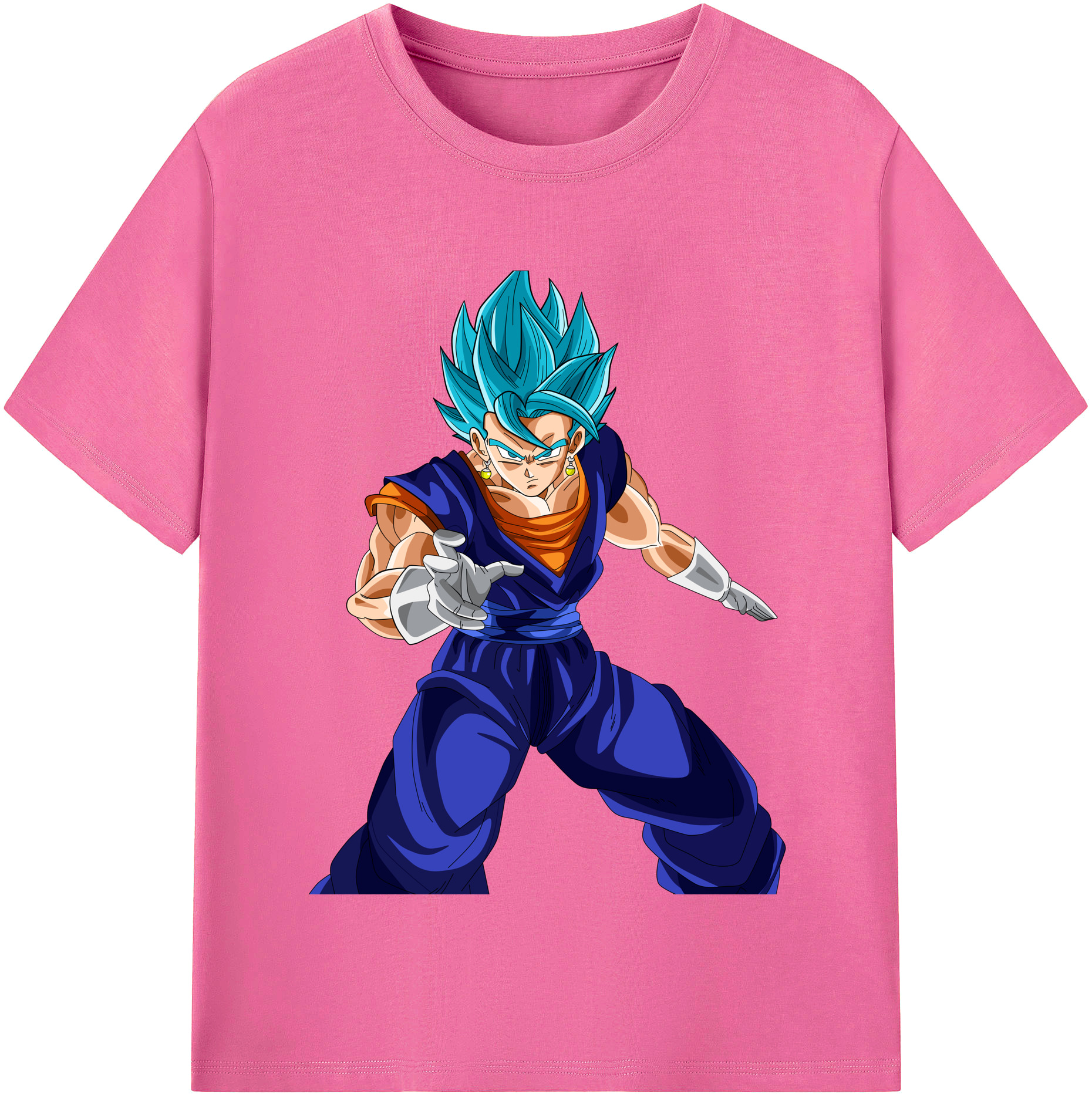 （画像用） ドラゴンボール ベジット DRAGON BALL Vegetto レディースカジュアルプリントTシャツ（綿100％）